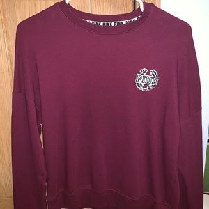 XS PINK crew sweater